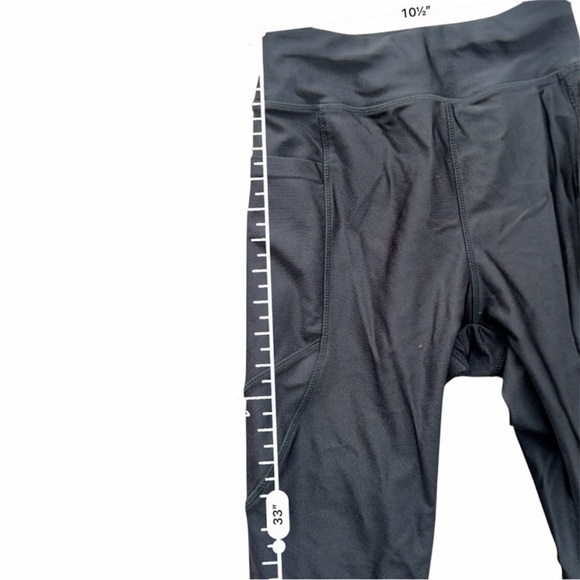 ASOS 4505 Black High Waisted Athletic Leggings Women’s US 4 Workout Gym - Picture 9 of 11